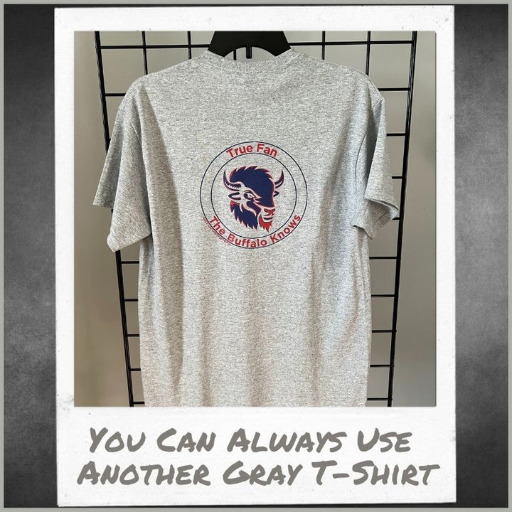 Grey short sleeve t-shirt True Fan Grey T-Shirt