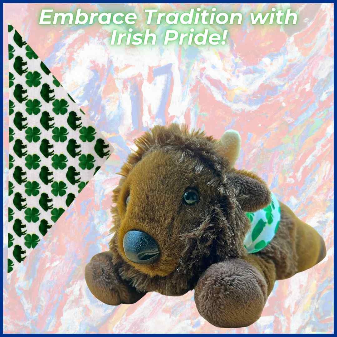 Mafi in Irish Cape, a unique gift for Buffalo Bills fans.