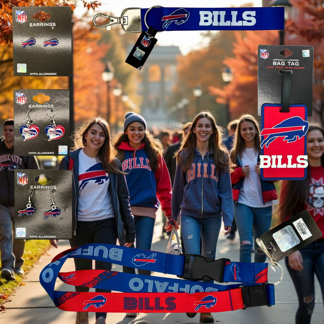 Official Buffalo Bills licensed gifts and fan gear, perfect for game day.