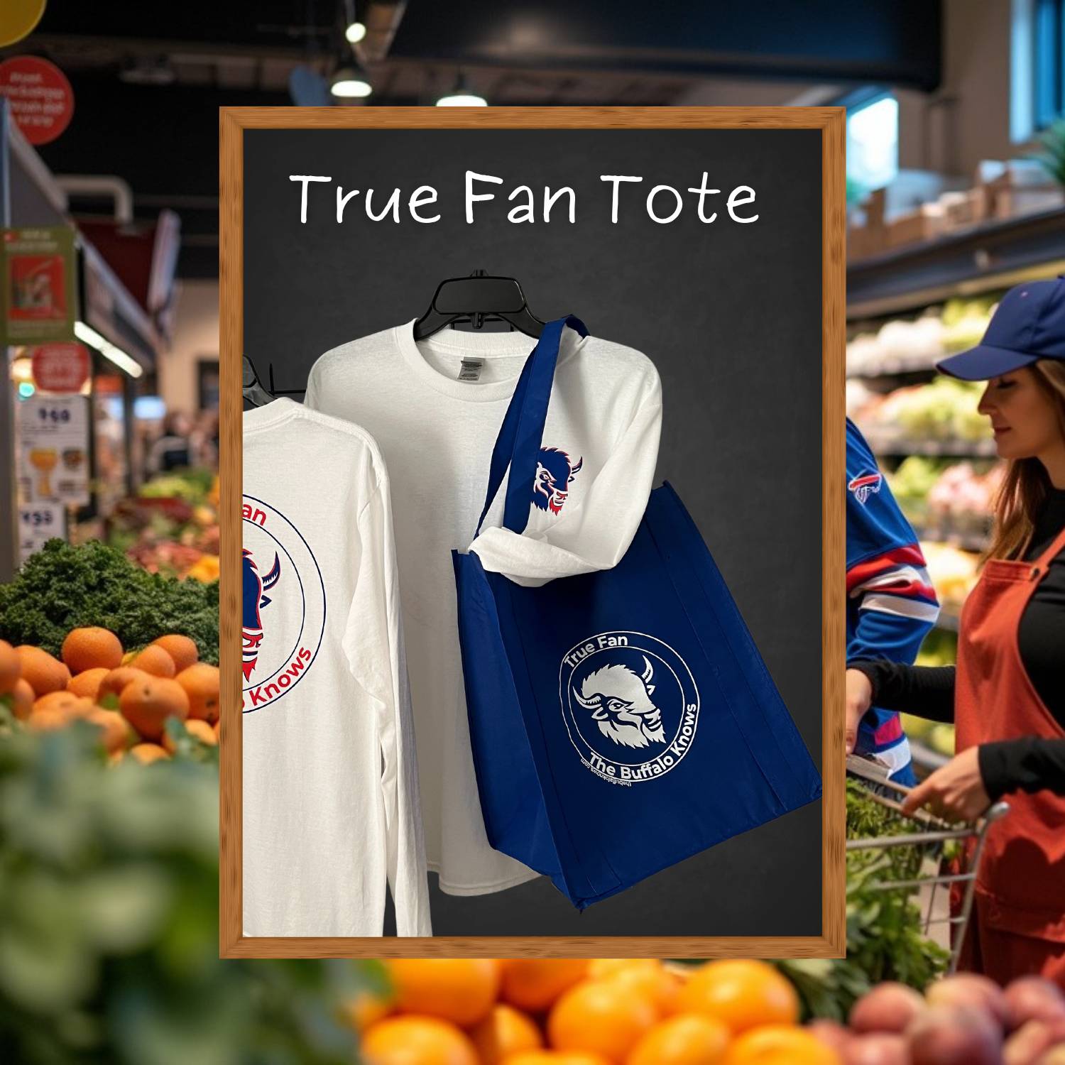 True Fan Shopping Totes – Carry Your Fan Spirit – The Buffalo Knows